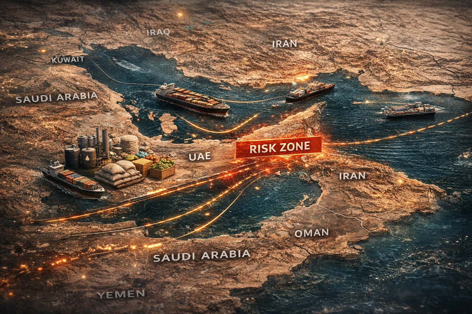 Strait of Hormuz Risk Map